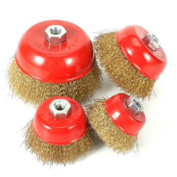 3" Steel Wire Wheel Cup Brush Rotary Steel Wire disc Brush For Angle Grinder